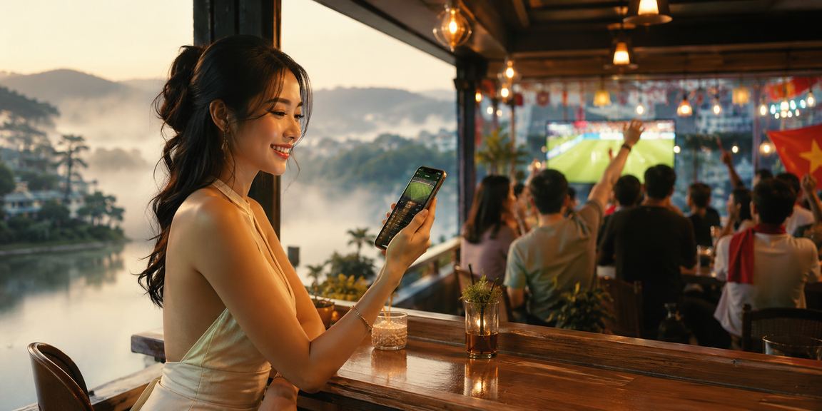 Người dùng Đà Lạt trải nghiệm casino trực tuyến trên điện thoại trong lễ hội