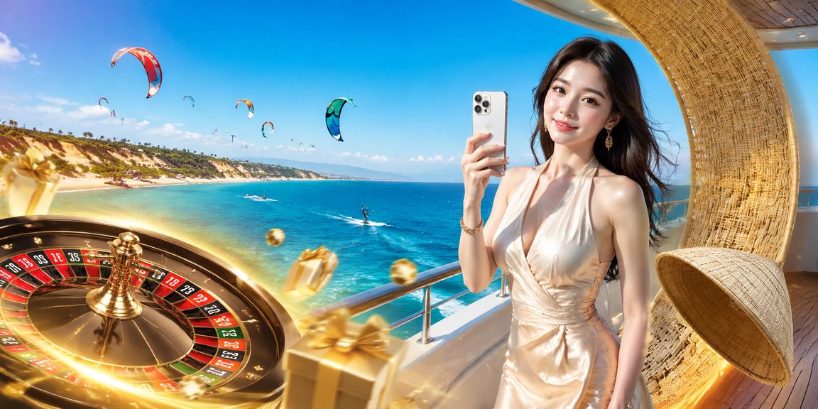 Người phụ nữ đội nón lá tại Mũi Né trải nghiệm trò chơi trực tuyến buổi chiều